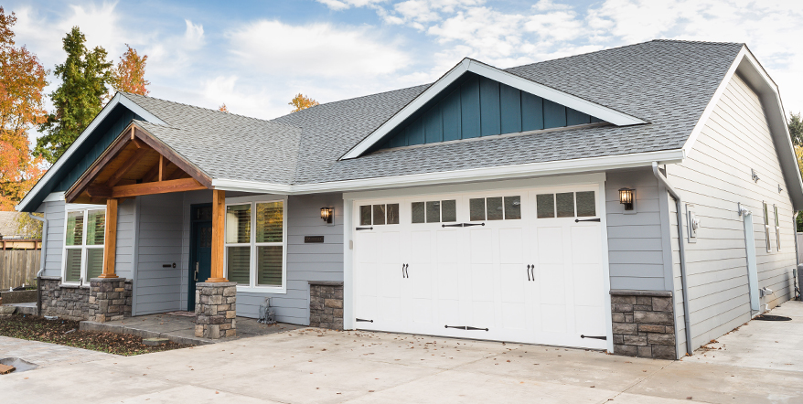 Tiffany & James' finished home in Eugene.