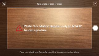 Remote Deposit Capture back of check